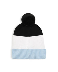 Bonnet à pompons en coton - Brume