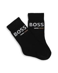 Set of 3 pairs of cotton socks - Black