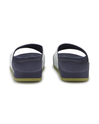 Mules avec logo - Blanc
