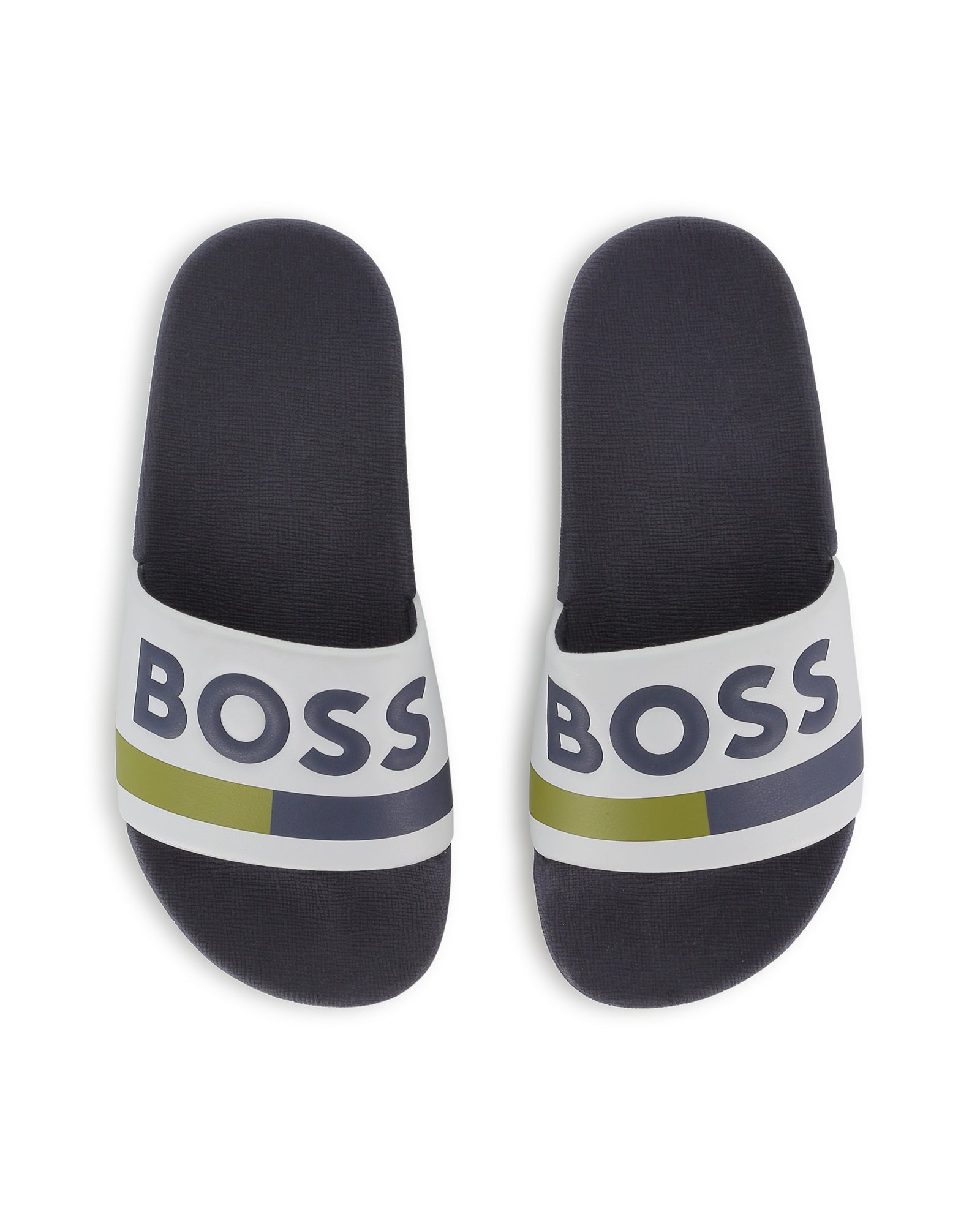 Mules avec logo - Blanc