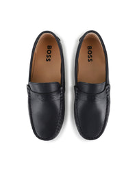 Leather loafers - Cargo Blue