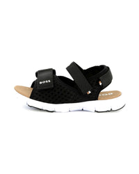 Braided strap sandals - Black
