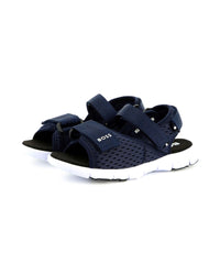 Sandales à brides tressées - Bleu Cargo
