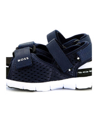 Sandales à brides tressées - Bleu Cargo