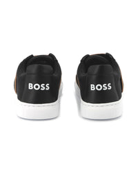 Sneakers with cotton logo - Black