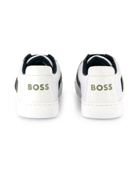 Sneakers avec logo en coton - Blanc