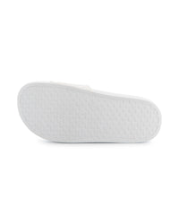 Mules with logo - White