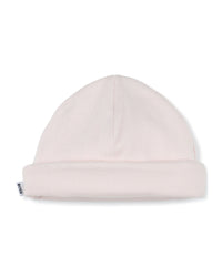 Bonnet avec logo en coton - Baby Pink