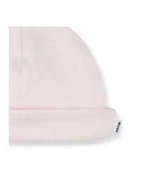 Bonnet avec logo en coton - Baby Pink