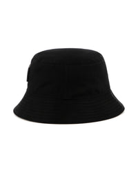 Bob avec logo en coton - Black