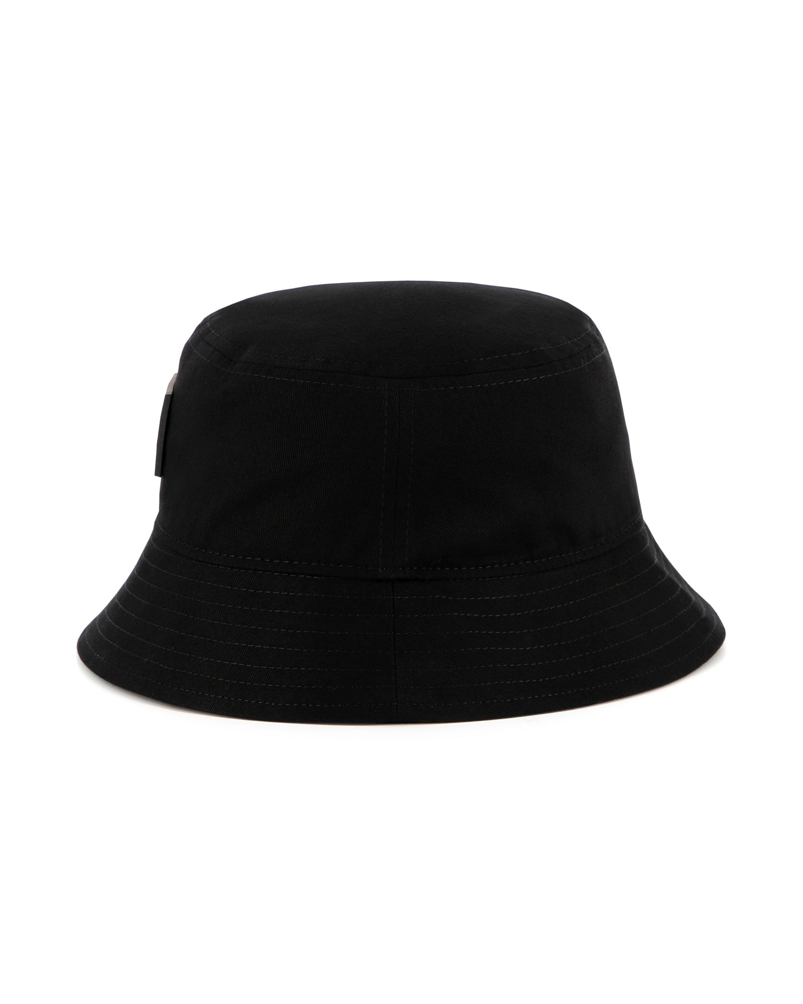 Bob avec logo en coton - Black
