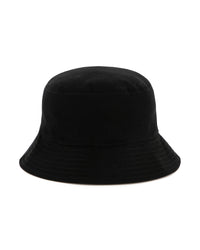 Bob avec logo en coton - Black