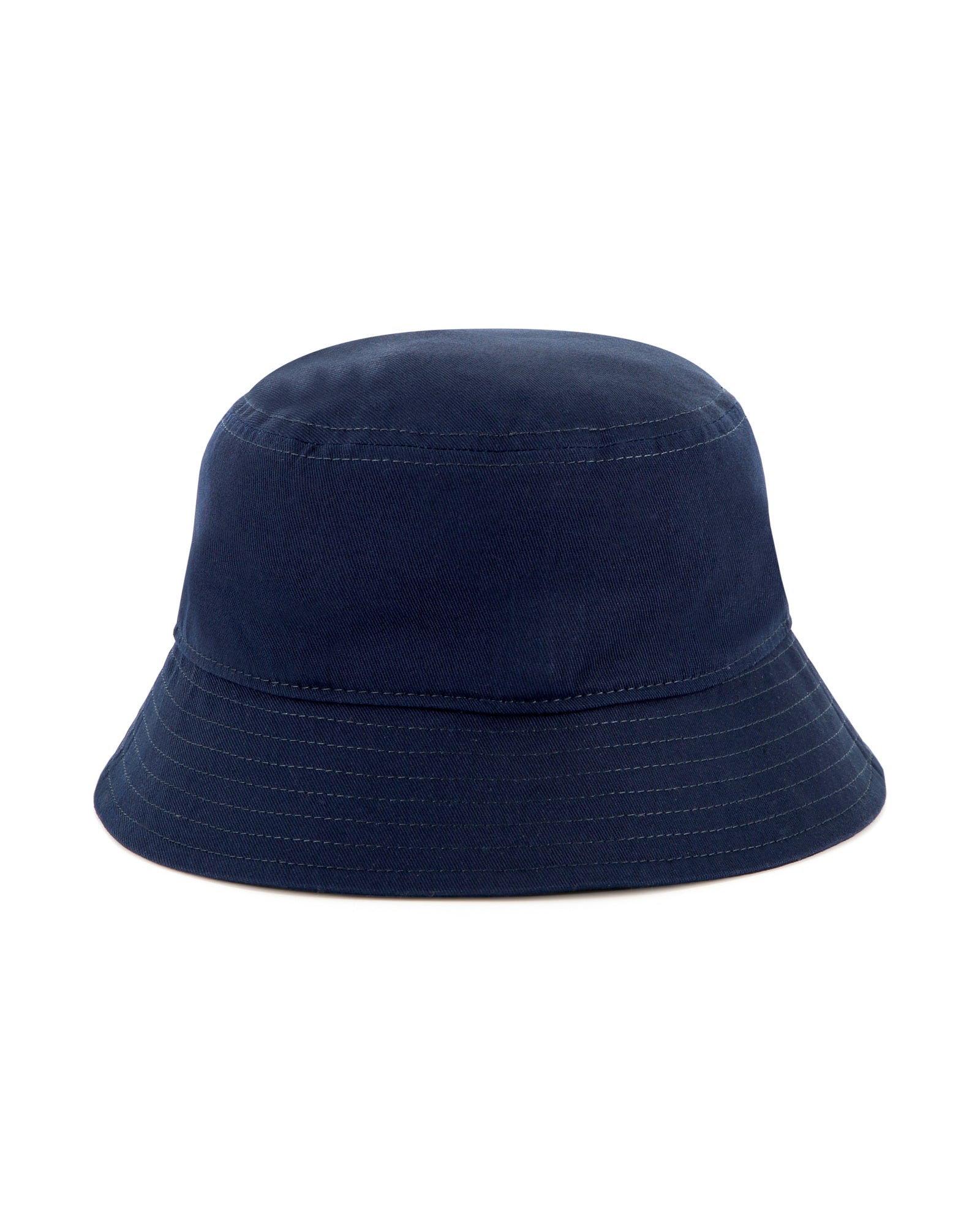 Bob avec logo en coton - Bleu Cargo