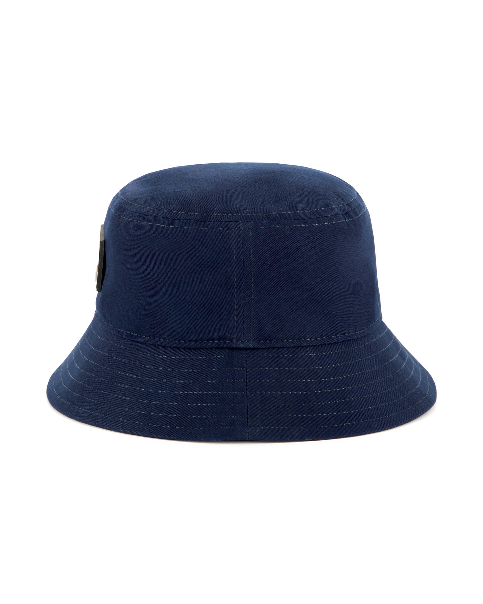 Bob avec logo en coton - Bleu Cargo