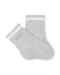 Set of 3 pairs of cotton socks - White