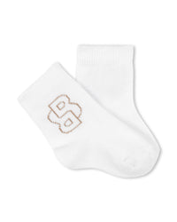 Set of 3 pairs of cotton socks - White