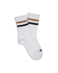 Lot de 2 paires de chaussettes en coton - Blanc