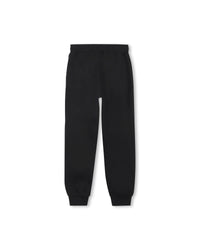 Cotton logo jogging trousers - Black