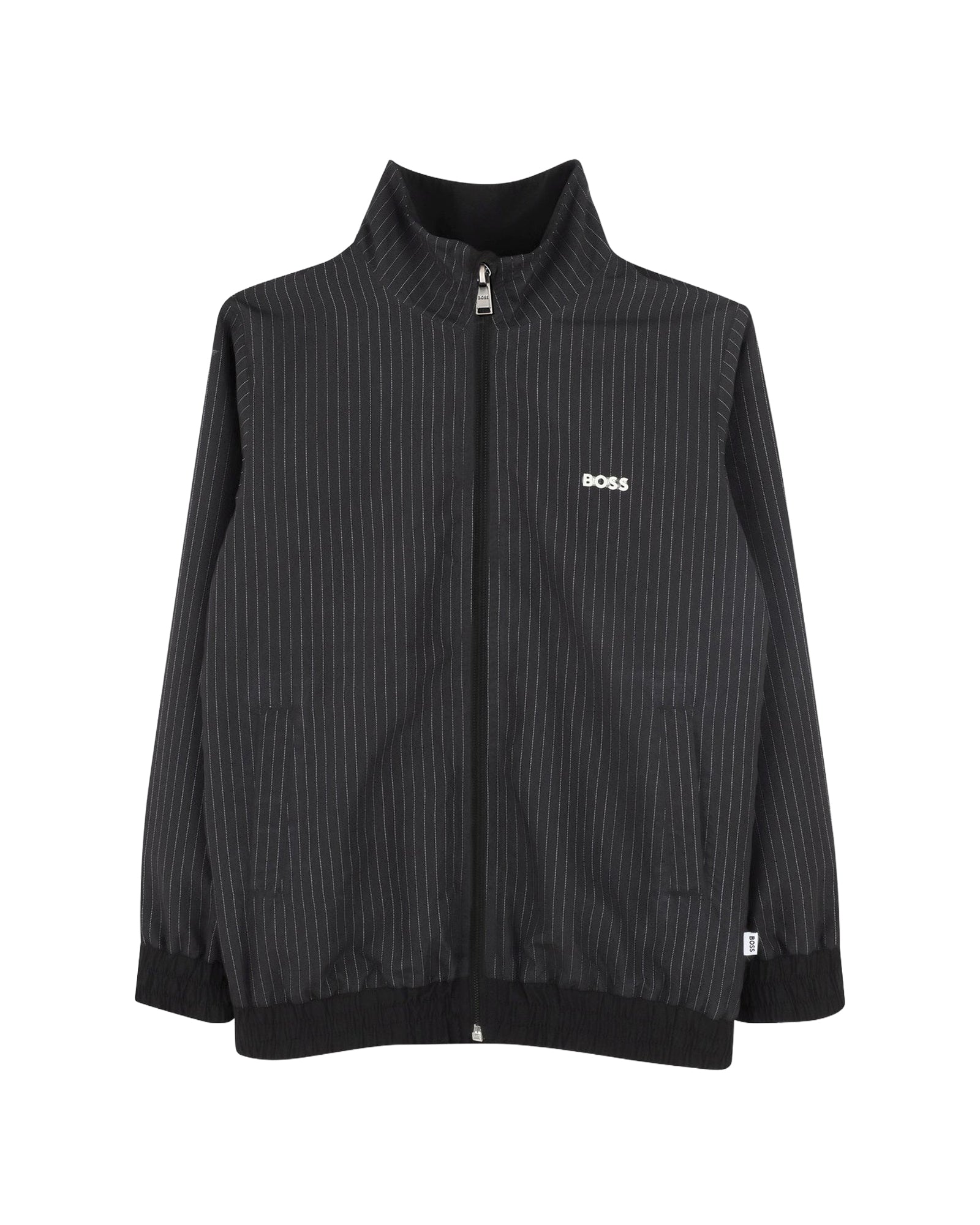 Cardigan with logo - Black