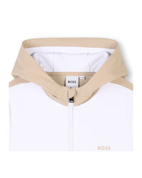CARDIGAN A CAPUCHE