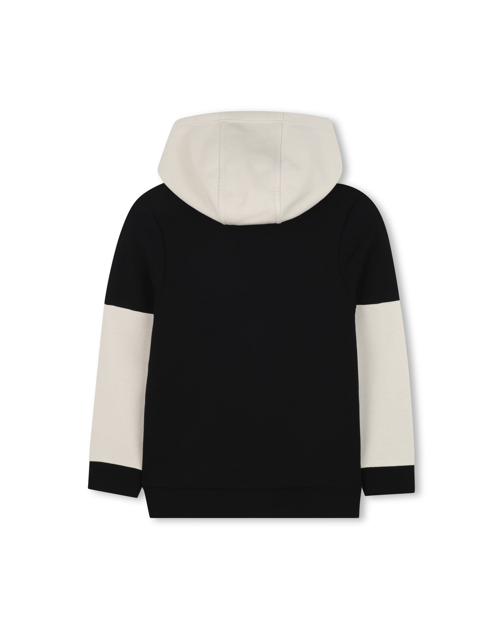 Cardigan and trouser set with cotton logo - Black