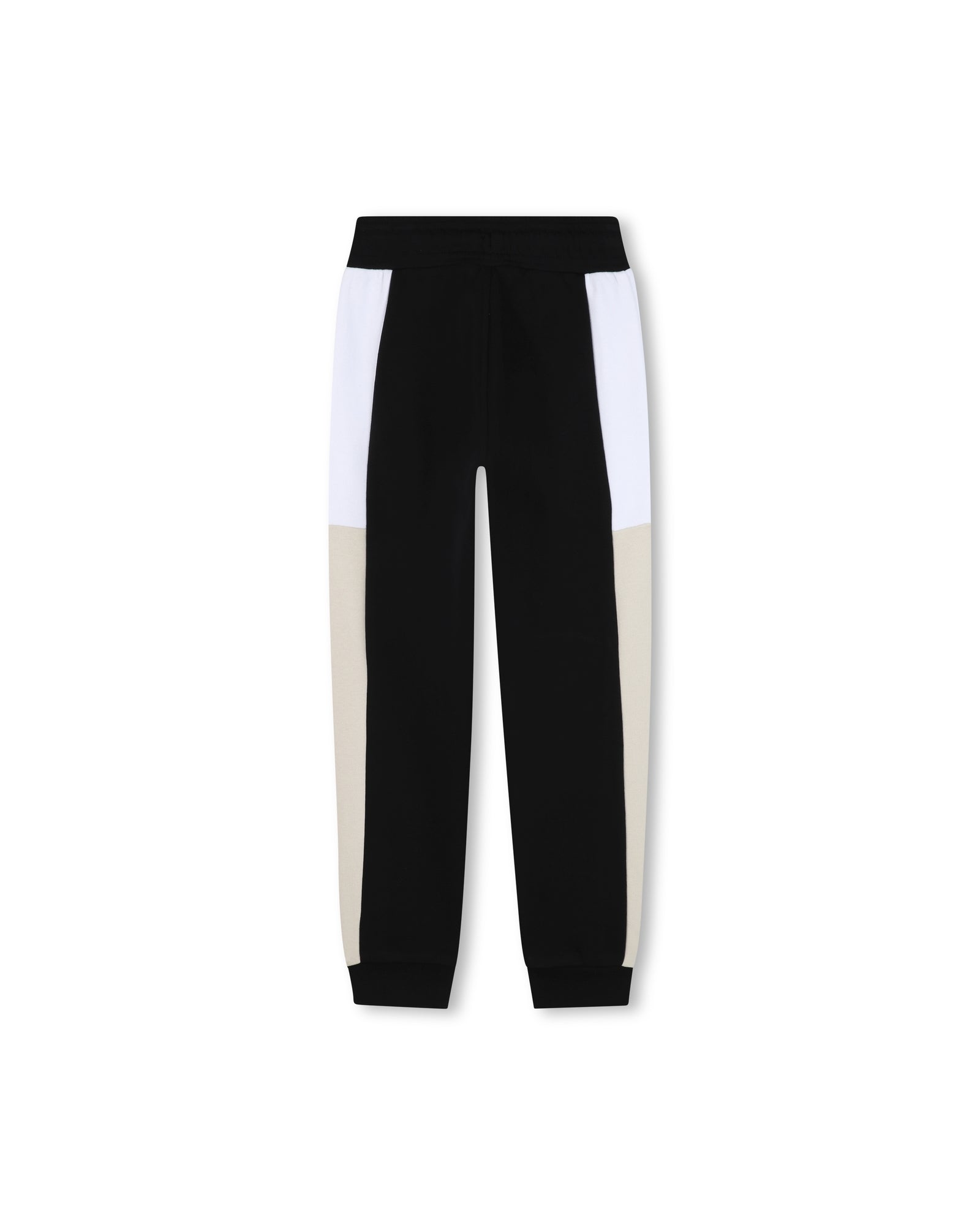 Cardigan and trouser set with cotton logo - Black