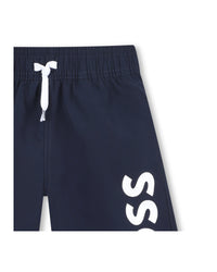 Short de bain en velours - Bleu Cargo