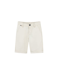 Cotton Bermuda shorts - Vanilla