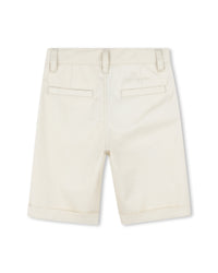 Cotton Bermuda shorts - Vanilla