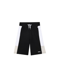 Bermuda avec logo en coton - Black