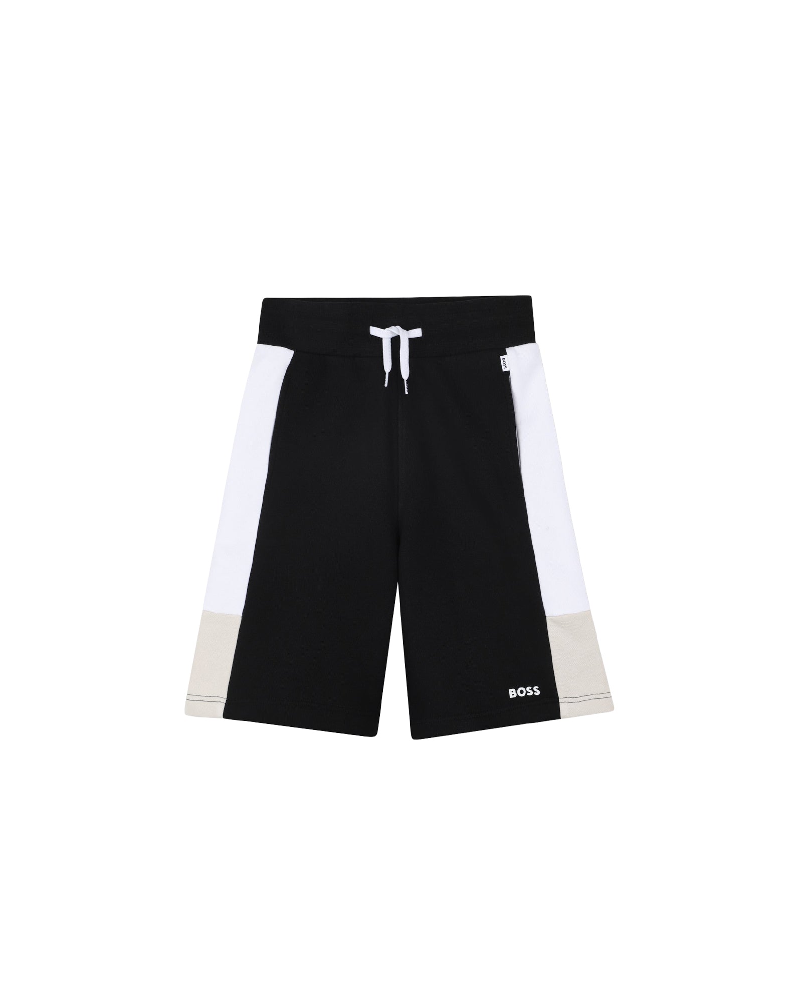 Bermuda avec logo en coton - Black