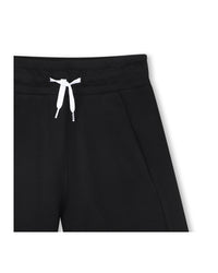Fleece jogging shorts - Black