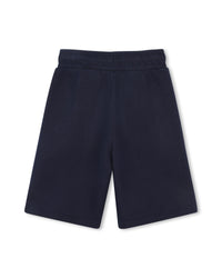 Bermuda de jogging en molleton - Bleu Cargo