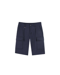 Bermuda en piqué - Bleu Cargo