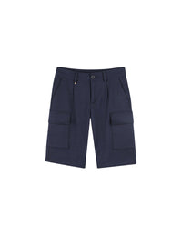 Bermuda en piqué - Bleu Cargo