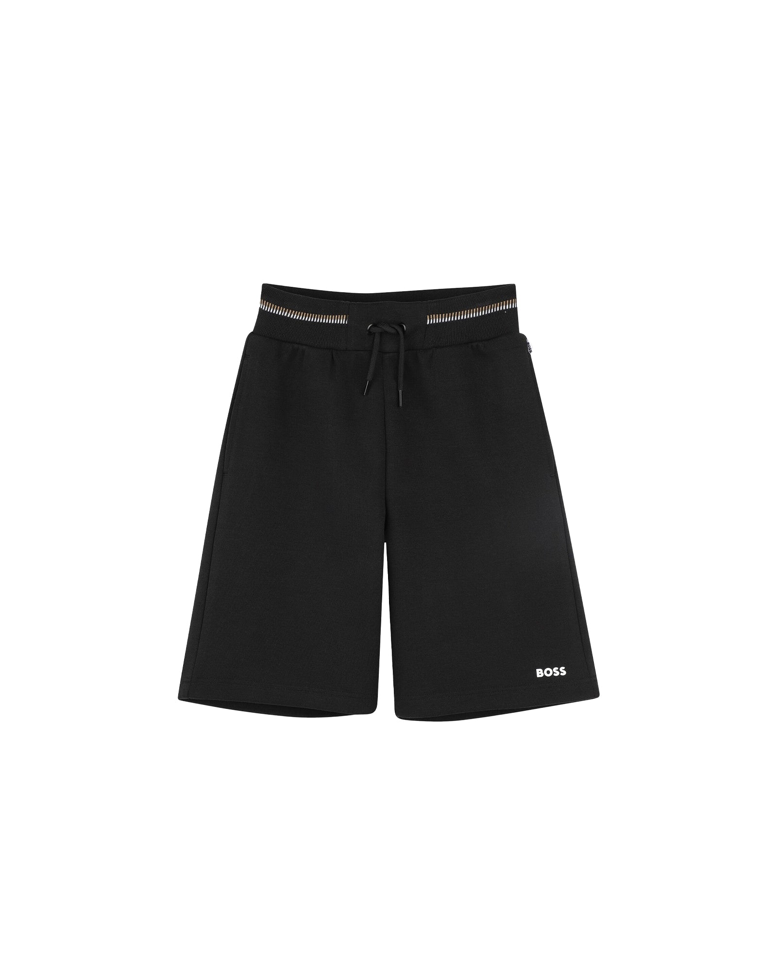 Bermuda avec logo en coton - Black