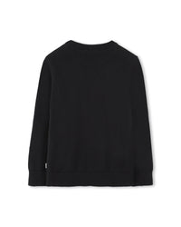 Cotton logo jumper - Black