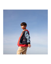 Short-sleeved shirt with cotton logo - Laurier
