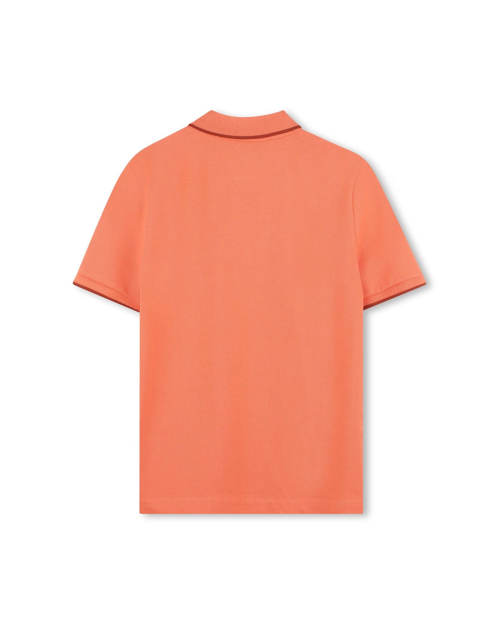 Polo manches courtes avec logo en coton - Mangue