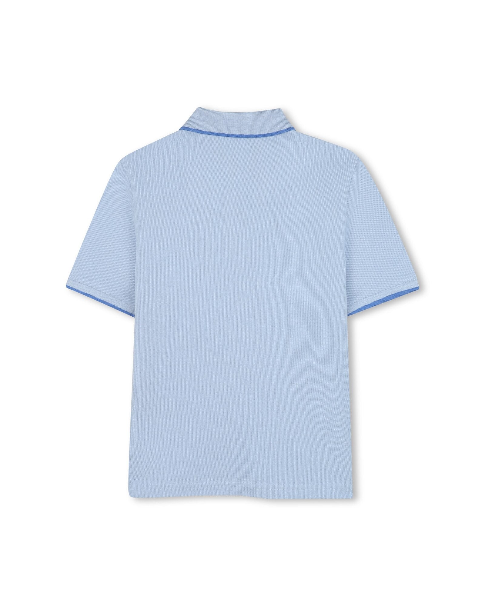 Polo manches courtes avec logo en coton - Persian Blue