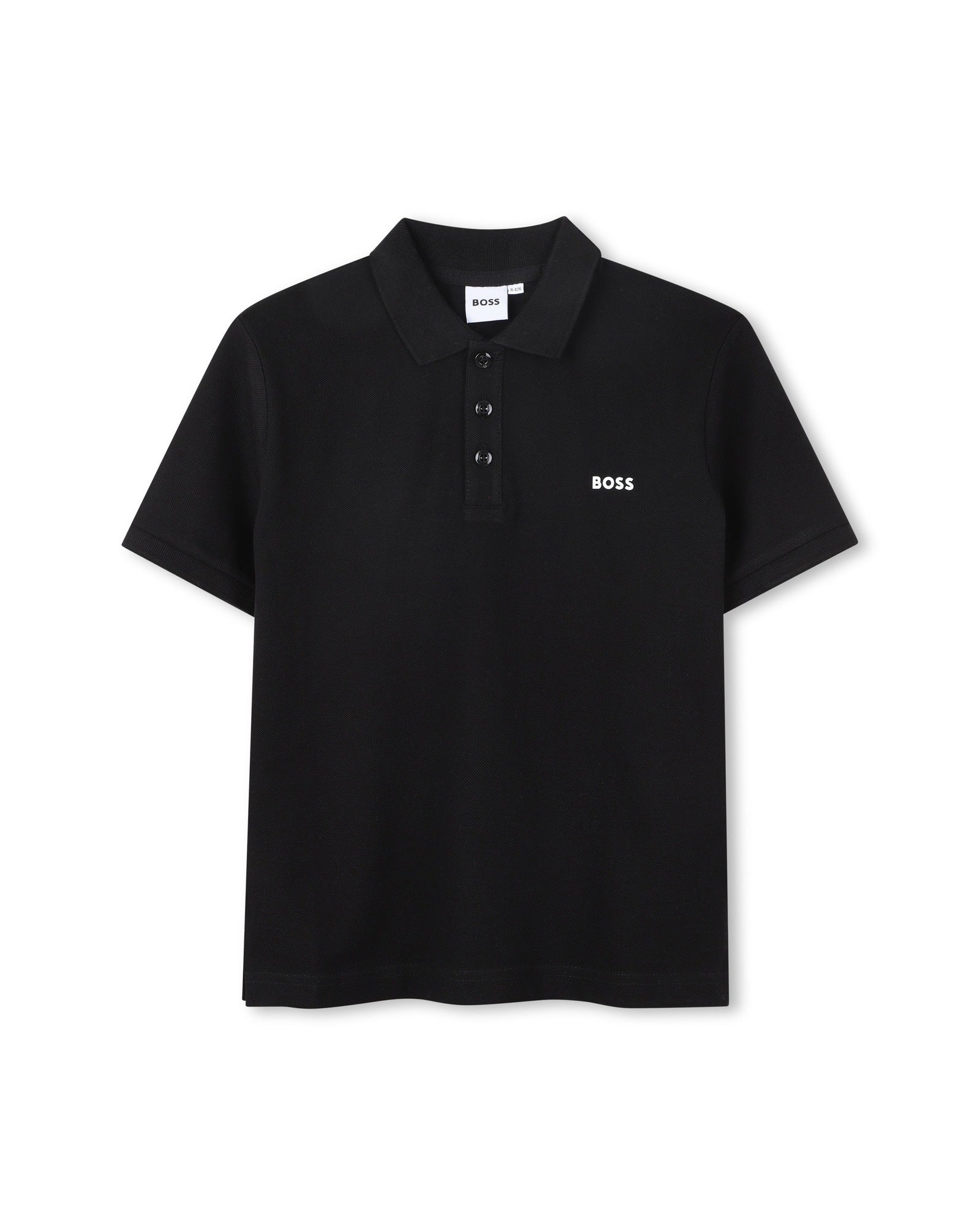 Polo manches courtes en coton - Black