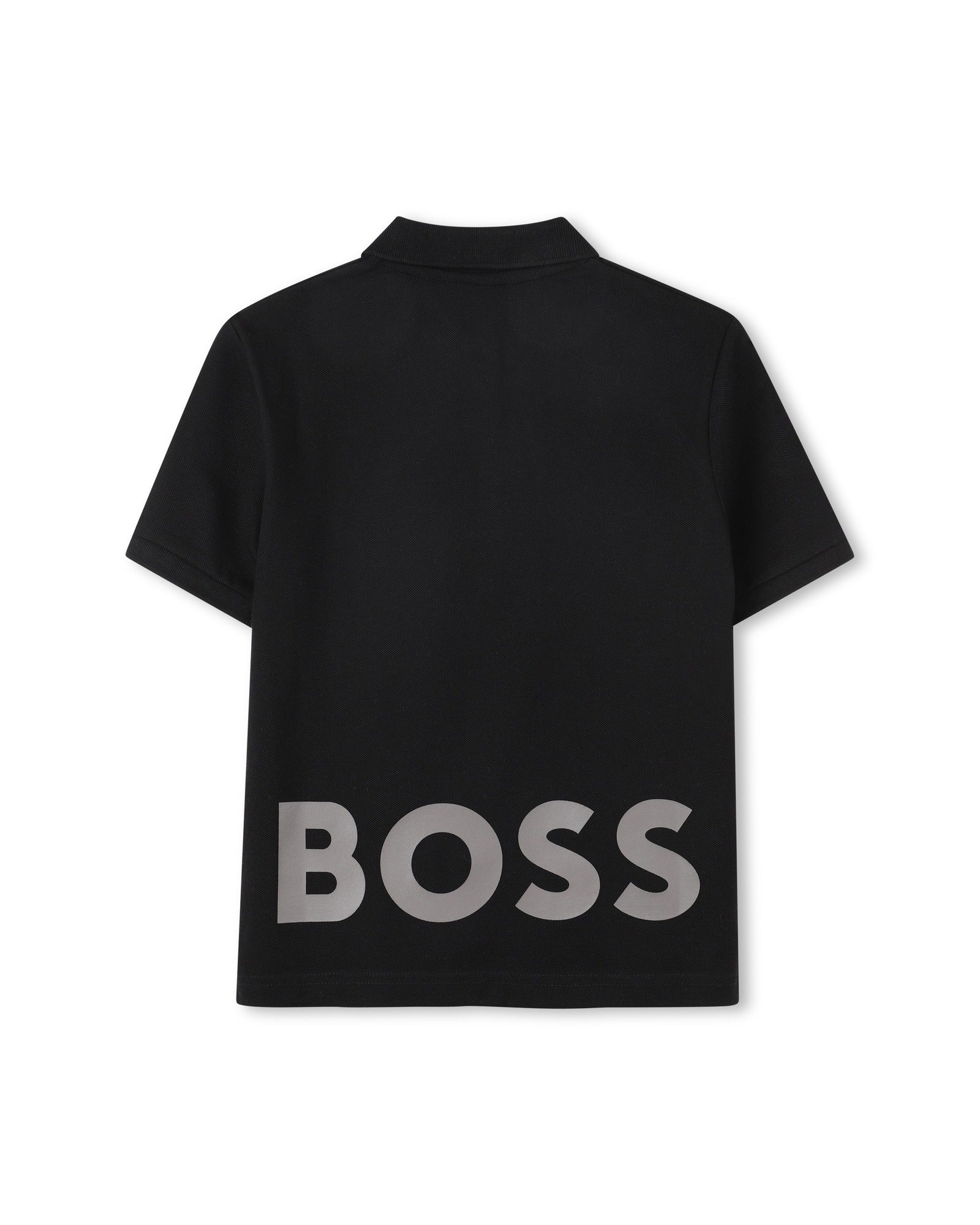 Polo manches courtes en coton - Black