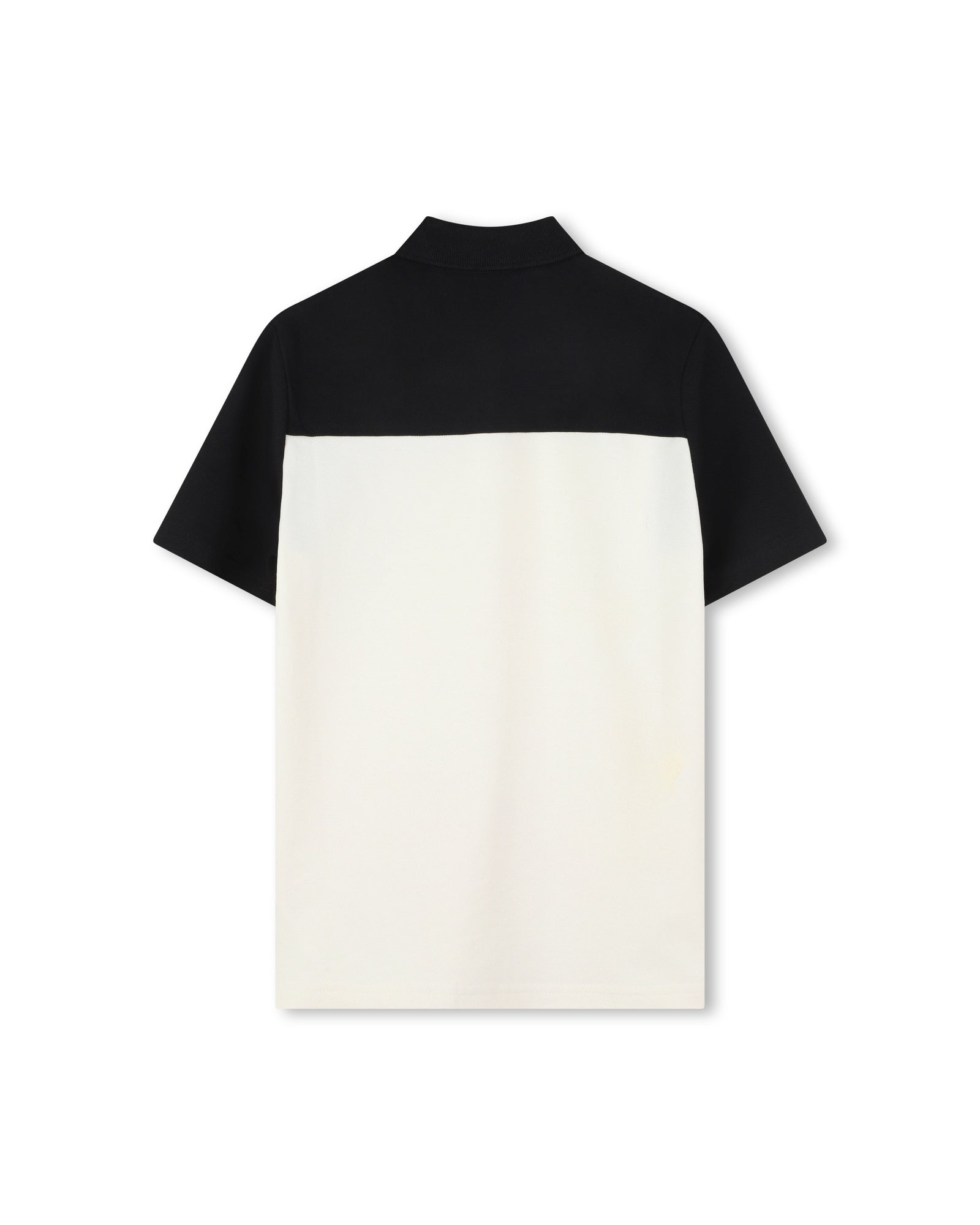 Polo manches courtes avec logo en coton - Vanille
