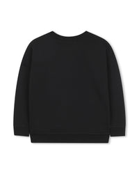 Sweatshirt avec logo en coton - Black