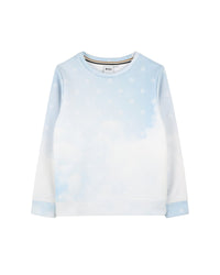 Sweatshirt avec logo en coton - Persian Blue
