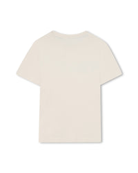 T-shirt manches courtes en coton - Vanille