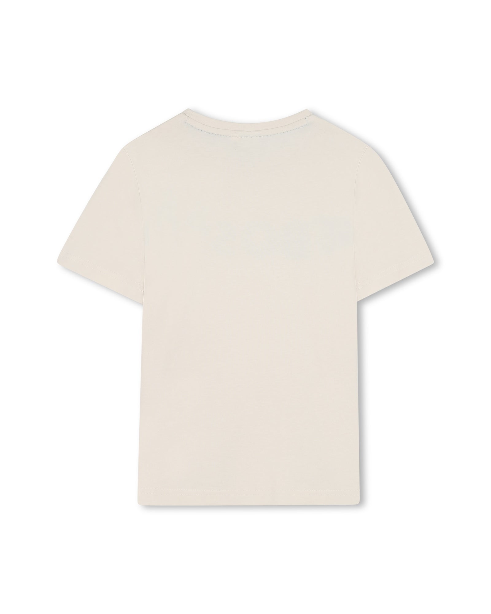 T-shirt manches courtes en coton - Vanille