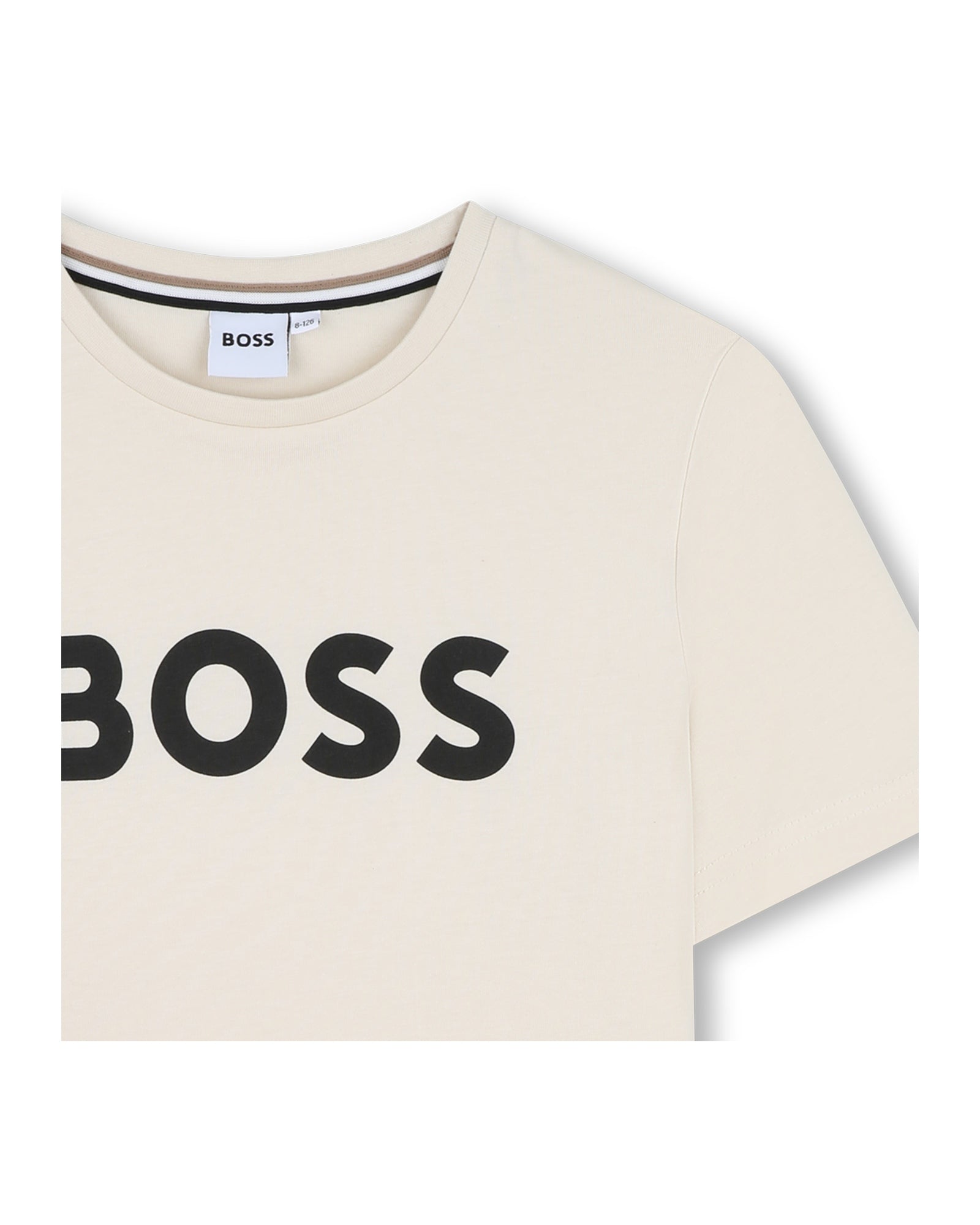 T-shirt manches courtes en coton - Vanille