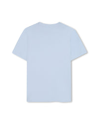 Short-sleeved cotton T-shirt - Persian Blue