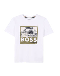 Short-sleeved T-shirt with cotton logo - Laurel